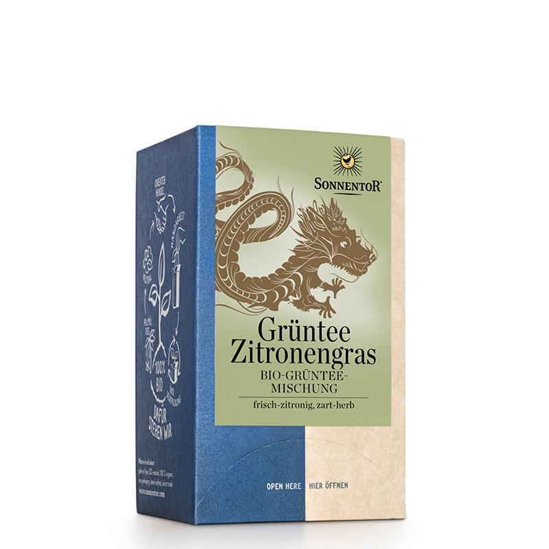 Grüntee Lemongras Btl.à18