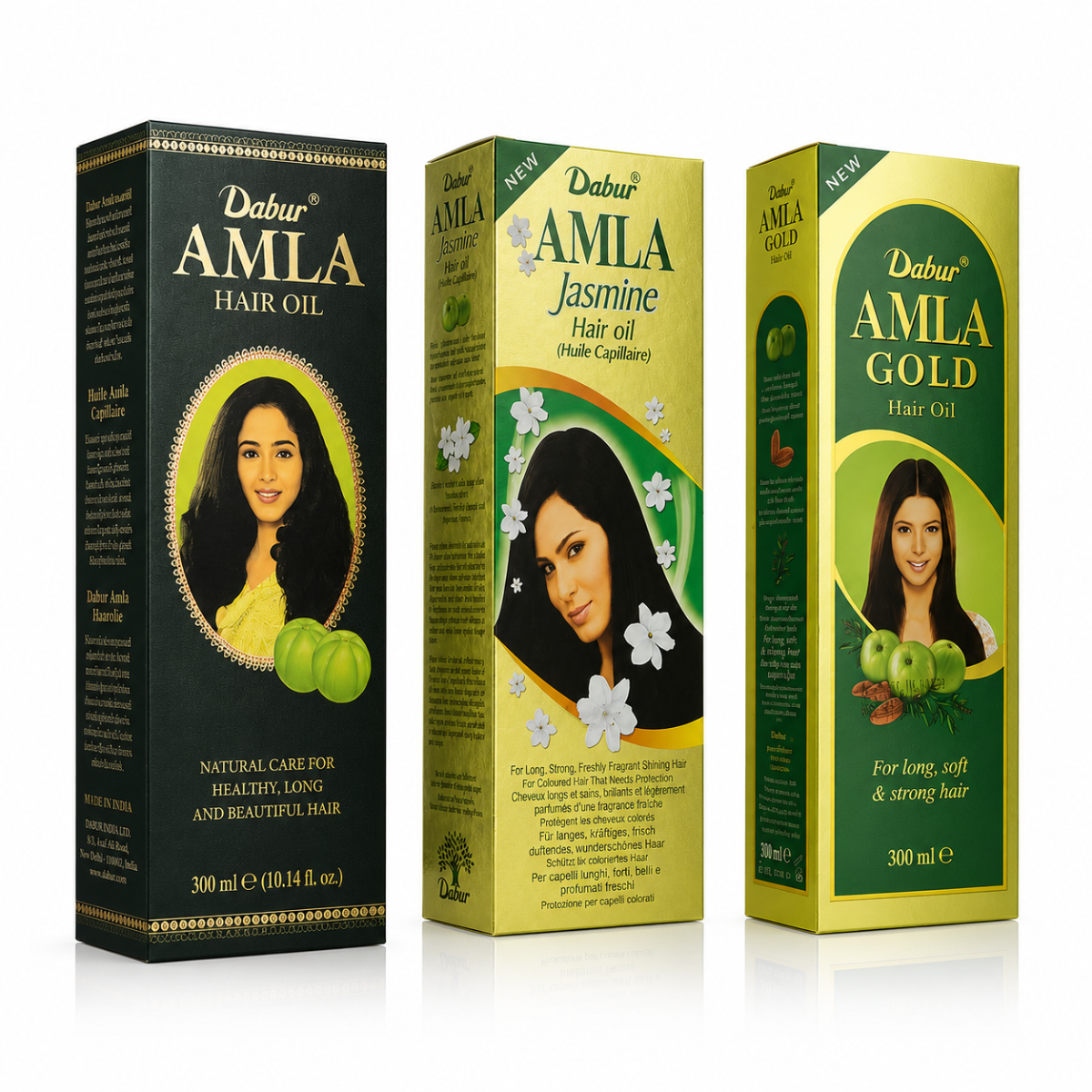 Dabur Amla Haaröl Set - bewährte nährende Öle für eine optimale Haarpflege