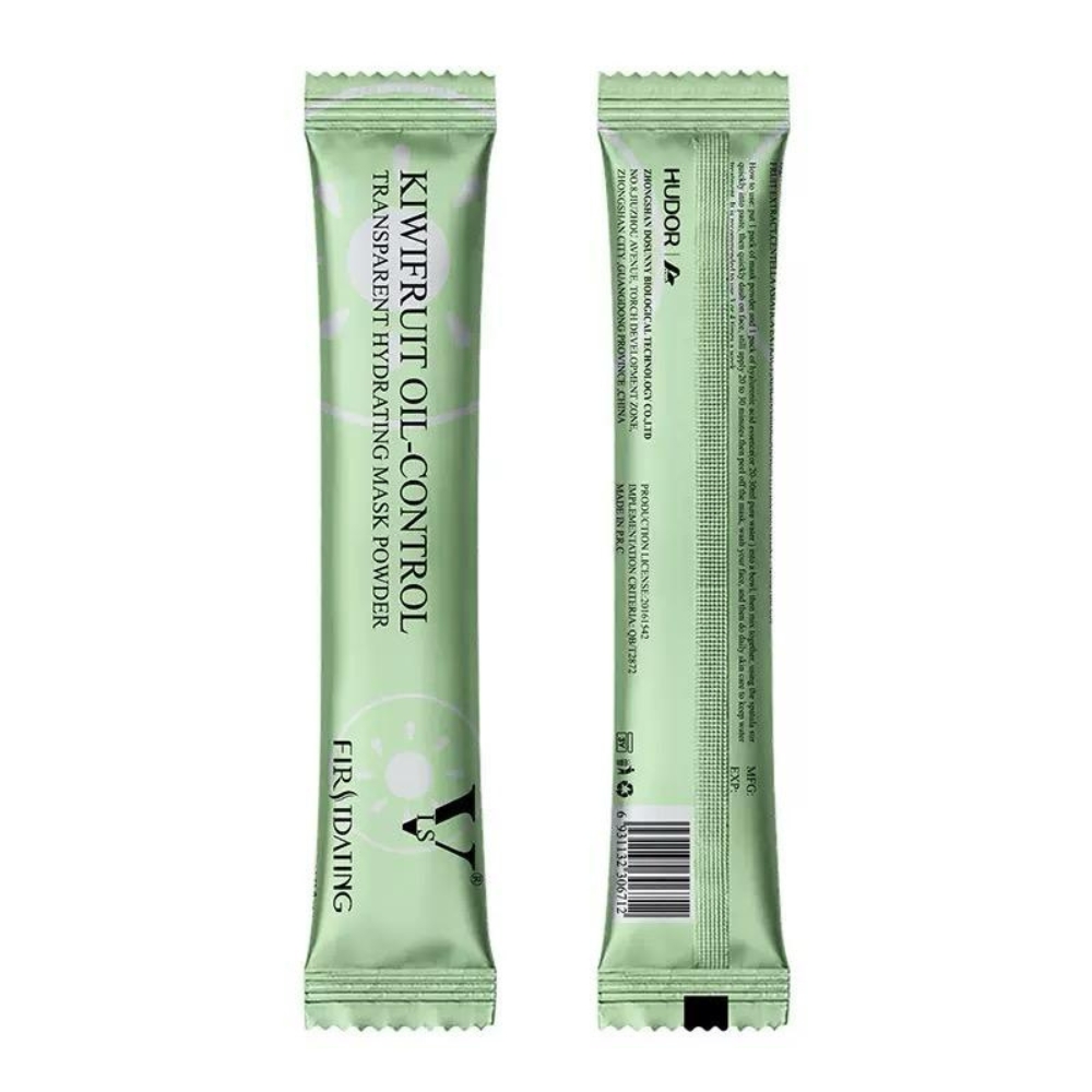 Jelly Pflegemasken Pulverbeutel - mit Algin für eine intensive Hydratation - Kiwi