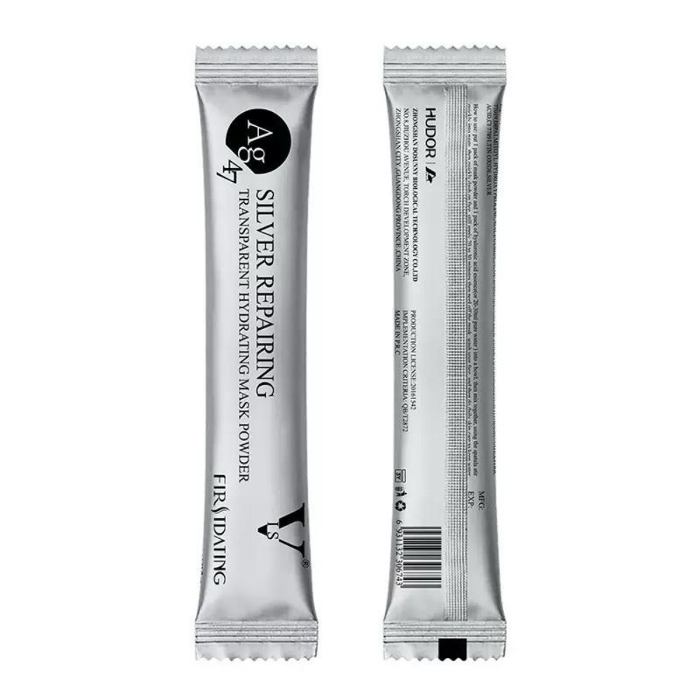 Jelly Pflegemasken Pulverbeutel - mit Algin für eine intensive Hydratation - Silber