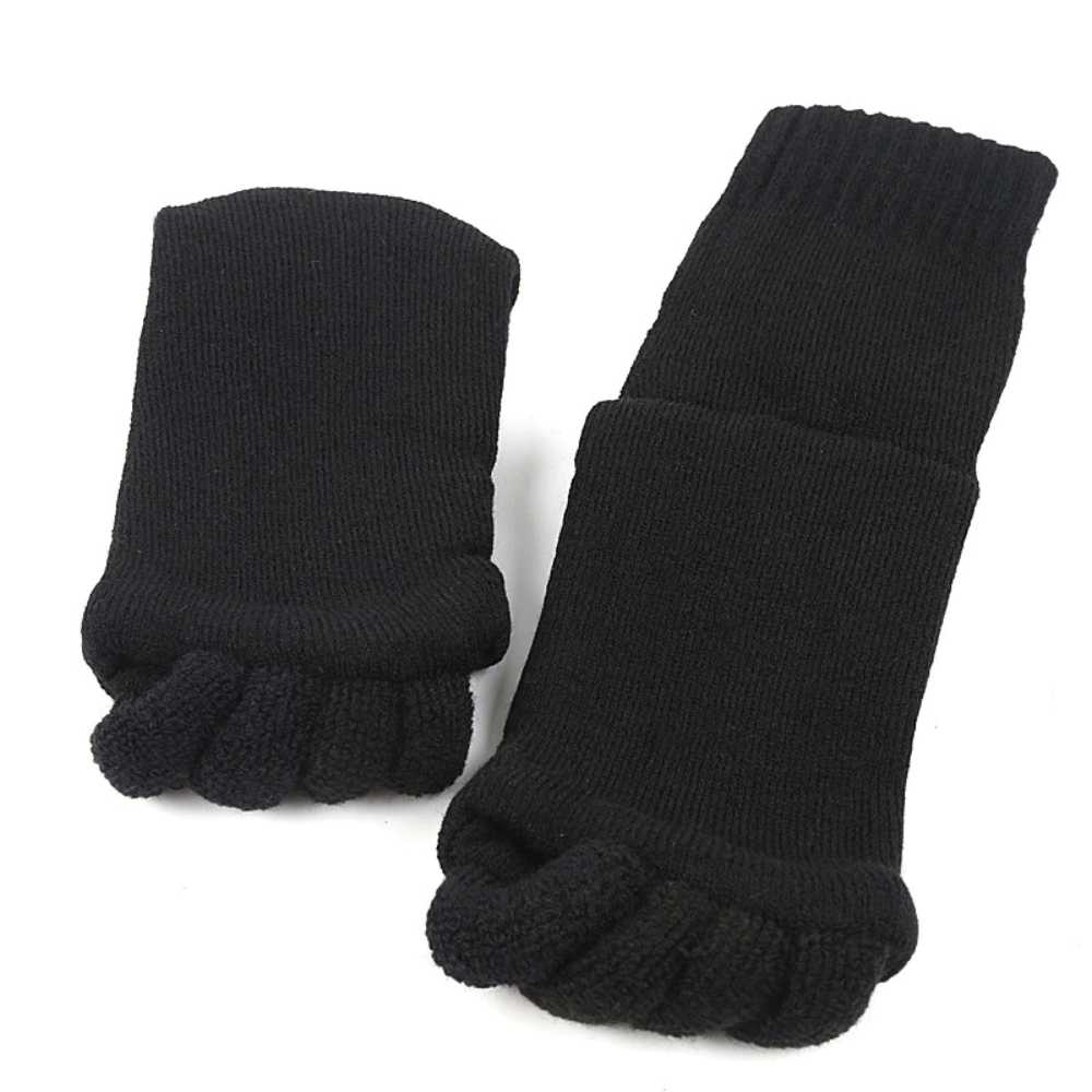 Zehentrenner-Socken zur Entlastung bei Zehen- und Fussschmerzen (ideal nachts anzuwenden) - Schwarz, Rosa od. Weiss