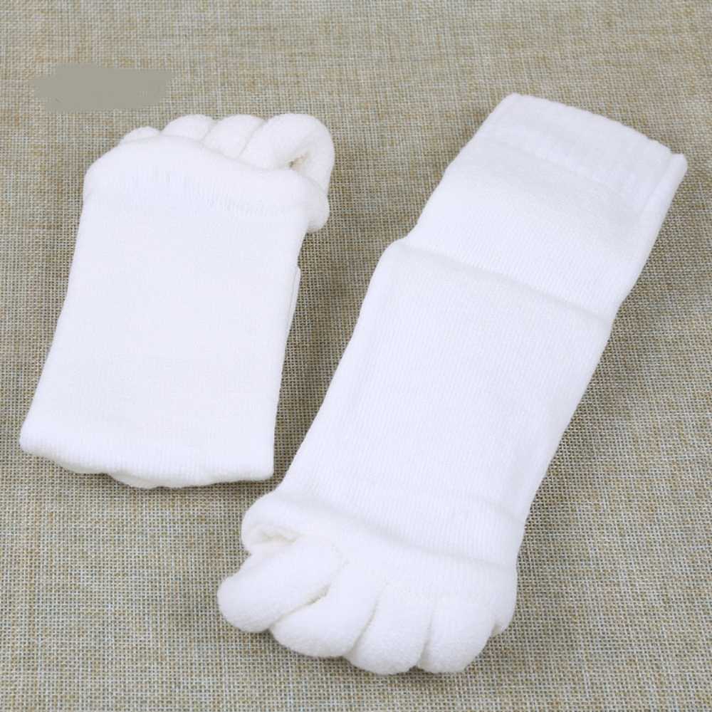Zehentrenner-Socken zur Entlastung bei Zehen- und Fussschmerzen (ideal nachts anzuwenden) - Weiss