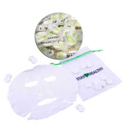 Seide-Gesichtsmasken in Tablettenform Komprimierte Do-it-Yourself Gesichtsmasken