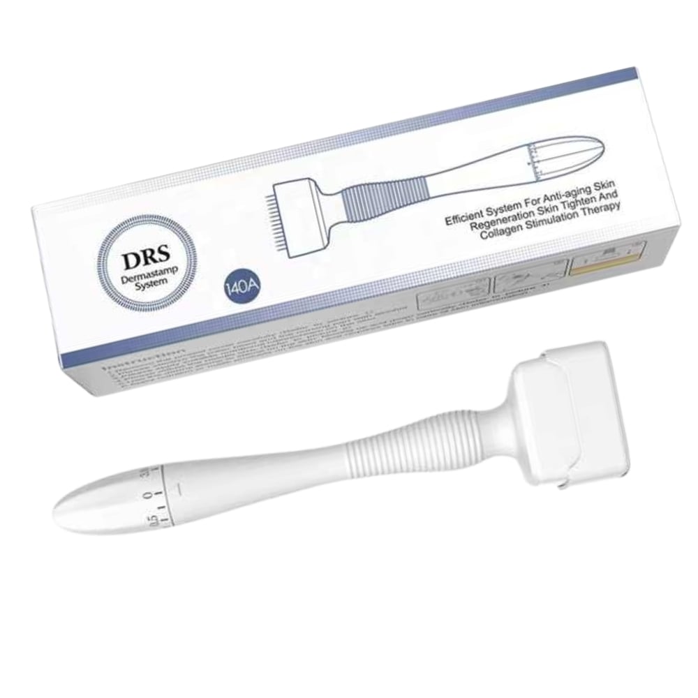 Dermastempel für Gesicht & Körper – 140 feine Nadeln Gezielte Microneedling-Pflege für sichtbar gepflegte Haut im Alltag